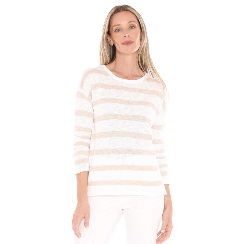Jump Stripe Slub Pullover image number 0